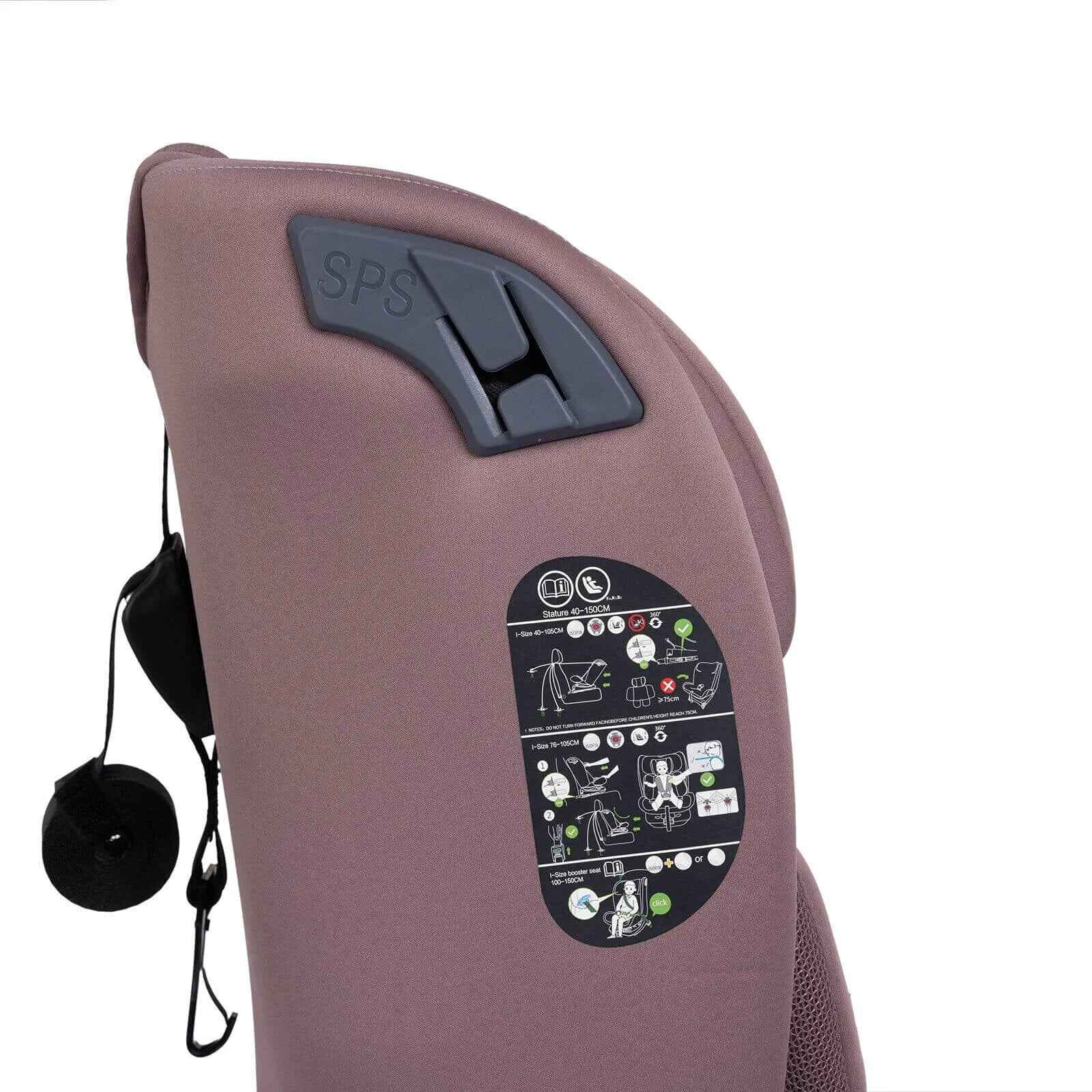 baby plus Pixi i-Size Group 0+/1/2/3 (Birth to 12 Years) Car Seat - Pink