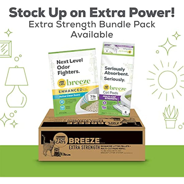 Purina Tidy Cats Breeze Litter System Cat Refill Bundle - 7.91 lb. Box