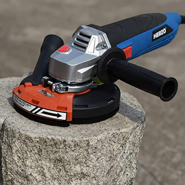 HERZO Universal Surface Grinding Dust Shroud for Angle Grinders 115/125mm