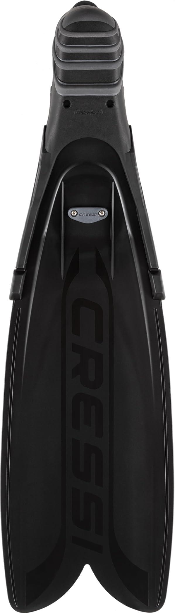CRESSI Gara Turbo Flex Fins Black 40/41 - Unisex Lightweight Reactive High Performance Fins Gara System with Interchangeable Blades for Diving, Apnea,