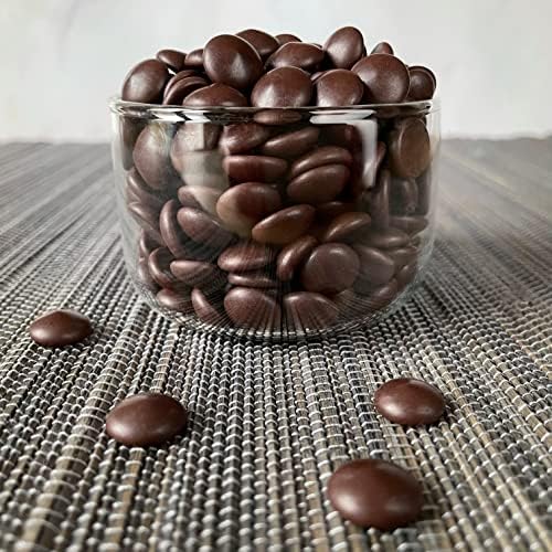 Nibble Simply 1kg Divinely Dark Madagascan Chocolate Chips, 81% Cocoa Mass - Single Origin - Vegan - No Refined Sugar