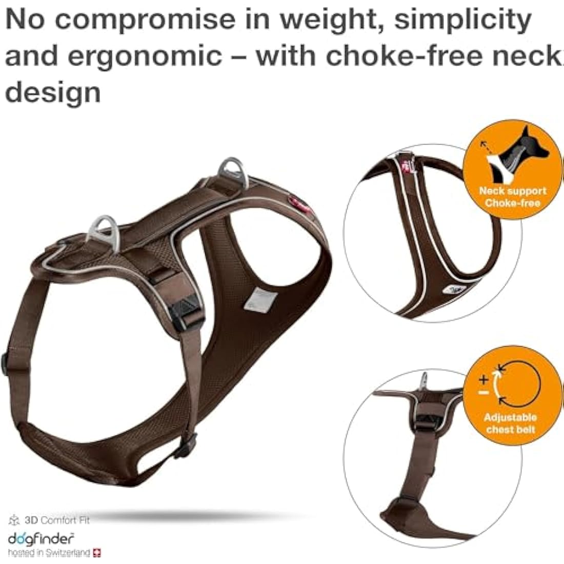 Belka Comfort Harness Brown M