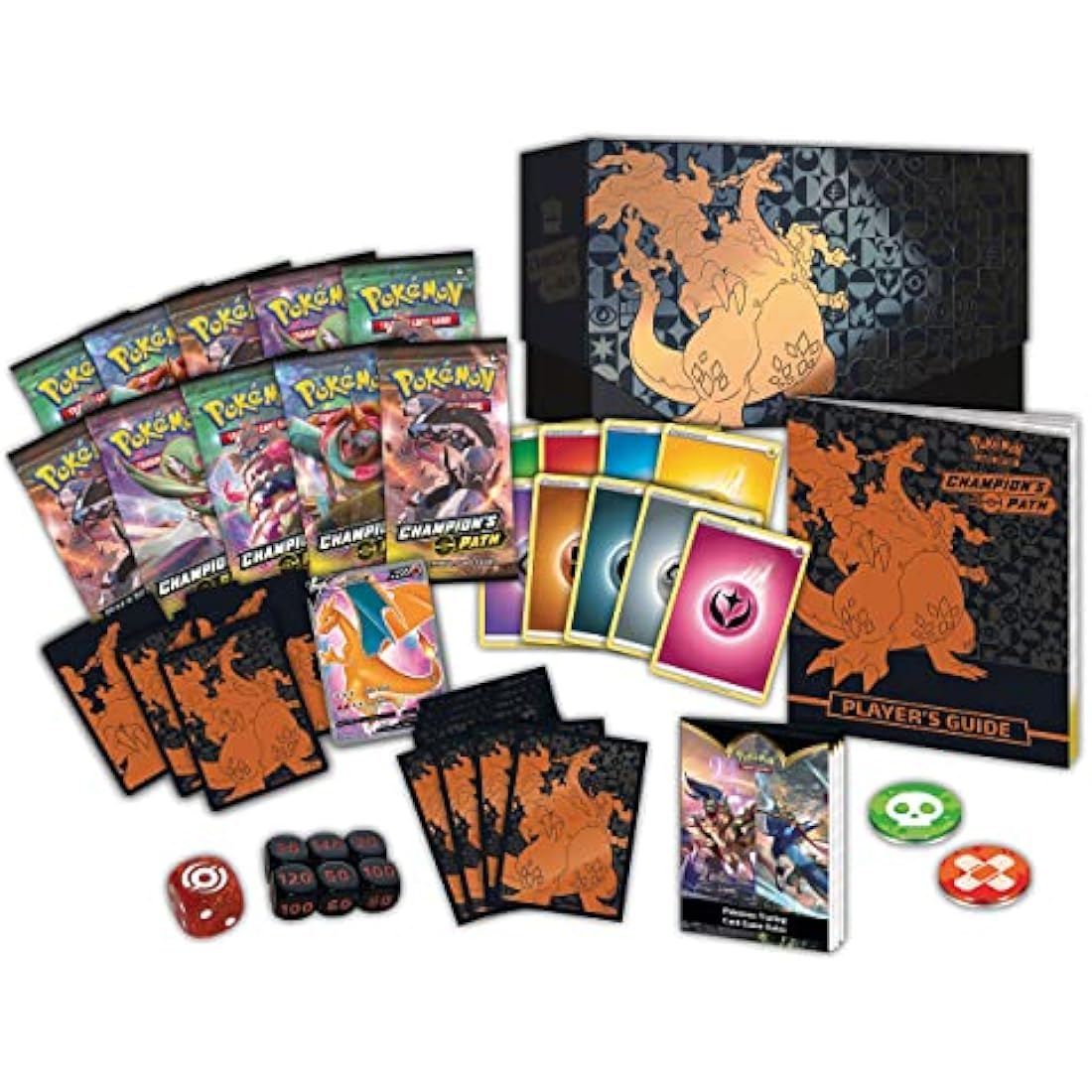 Pokémon TCG - Champion's Path - 5 Elite Trainer Box, Multicolor