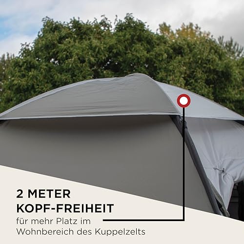 Coleman Waterfall 5 Family Tent | 5 Man Dome-Tunnel Hybrid Tent with Separate Living And Sleeping Area | Easy To Pitch | 5 Person Camping Tent | 3000mm Waterproof | with Sewn-in Groundsheet