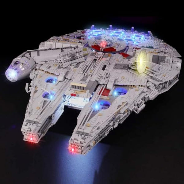 BRIKSMAX Led Lighting Kit for Lego Star Wars Millennium Falcon- Compatible with Lego 75192 Building Blocks Model- Not Include The Lego Set