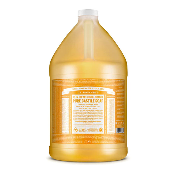 Dr Bronner | Citrus Pure-Castile Liquid Soap, 3.79l