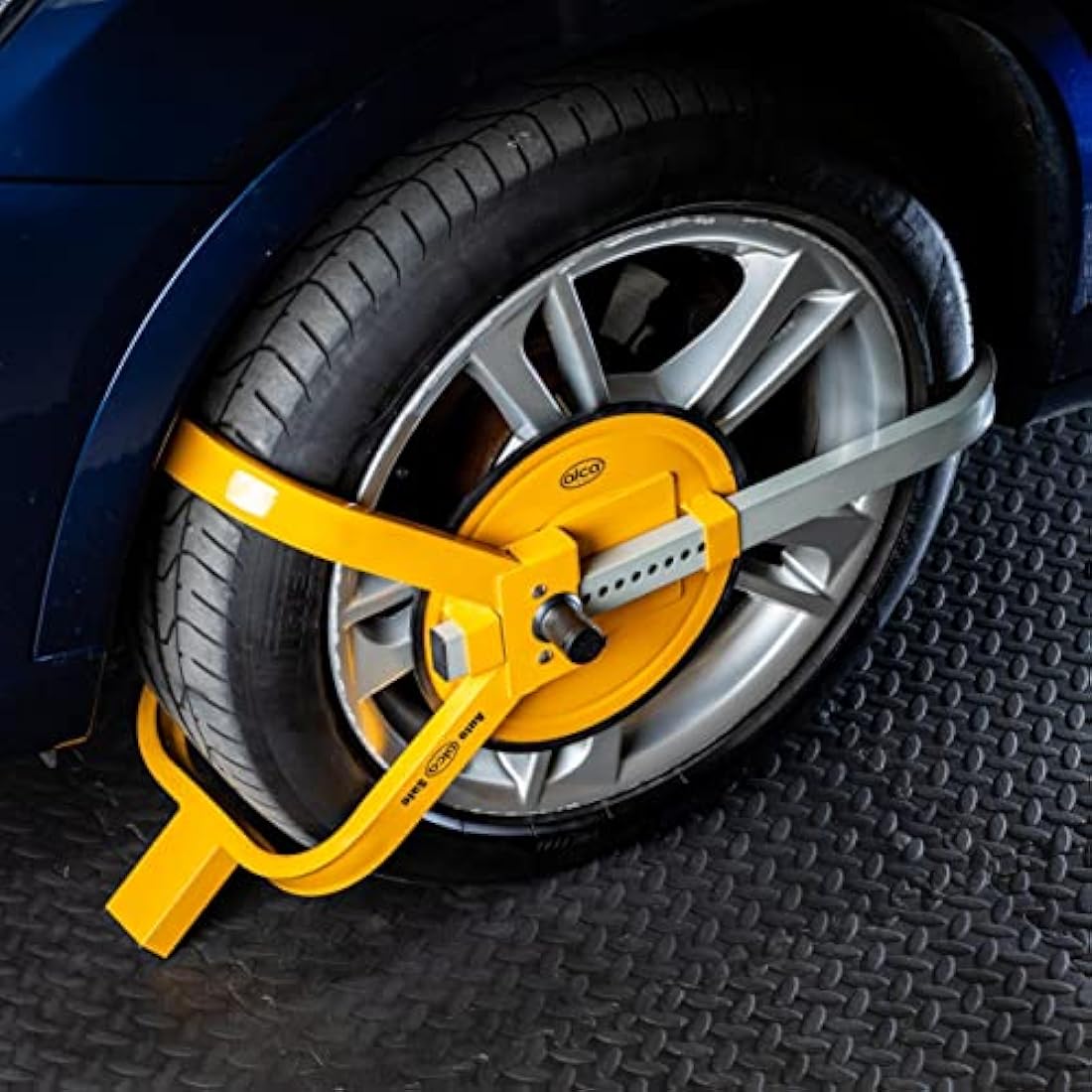 Car Van Wheel Clamp Extendable 16"-19" With Bolt Cover Disc Anti-theft Lock Device Tresor XL 306321+D