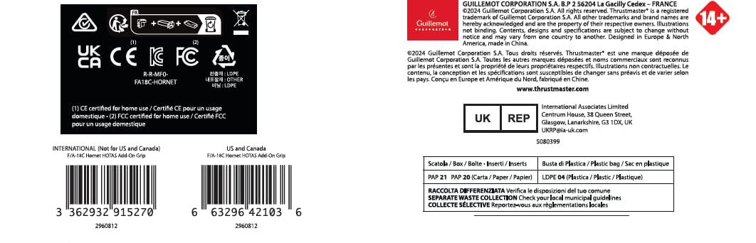 Thrustmaster AVA Modular Base - High-Precision Modular Joystick Base with H.E.A.R.T HallEffect AccuRate Technology for PC