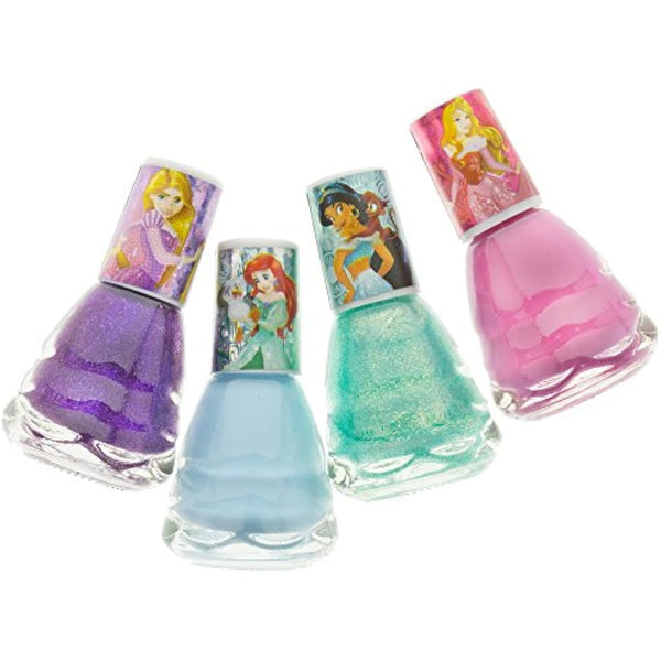 Disney Princess - Townley Girl Non-Toxic Water-Based Peel-Off Safe Quick Dry Nail Polish|Gift Kit Set for Kids Tween Girls|12 Pcs - Perfect for Parties