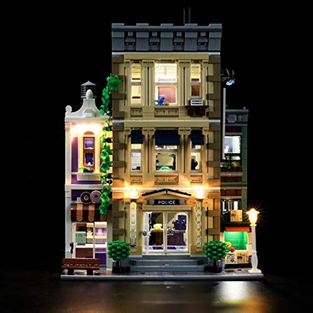 Lightailing Light Set For (Creator Expert Police Station） Building Blocks Model - Led Light kit Compatible With Lego 10278(NOT Included The Model)