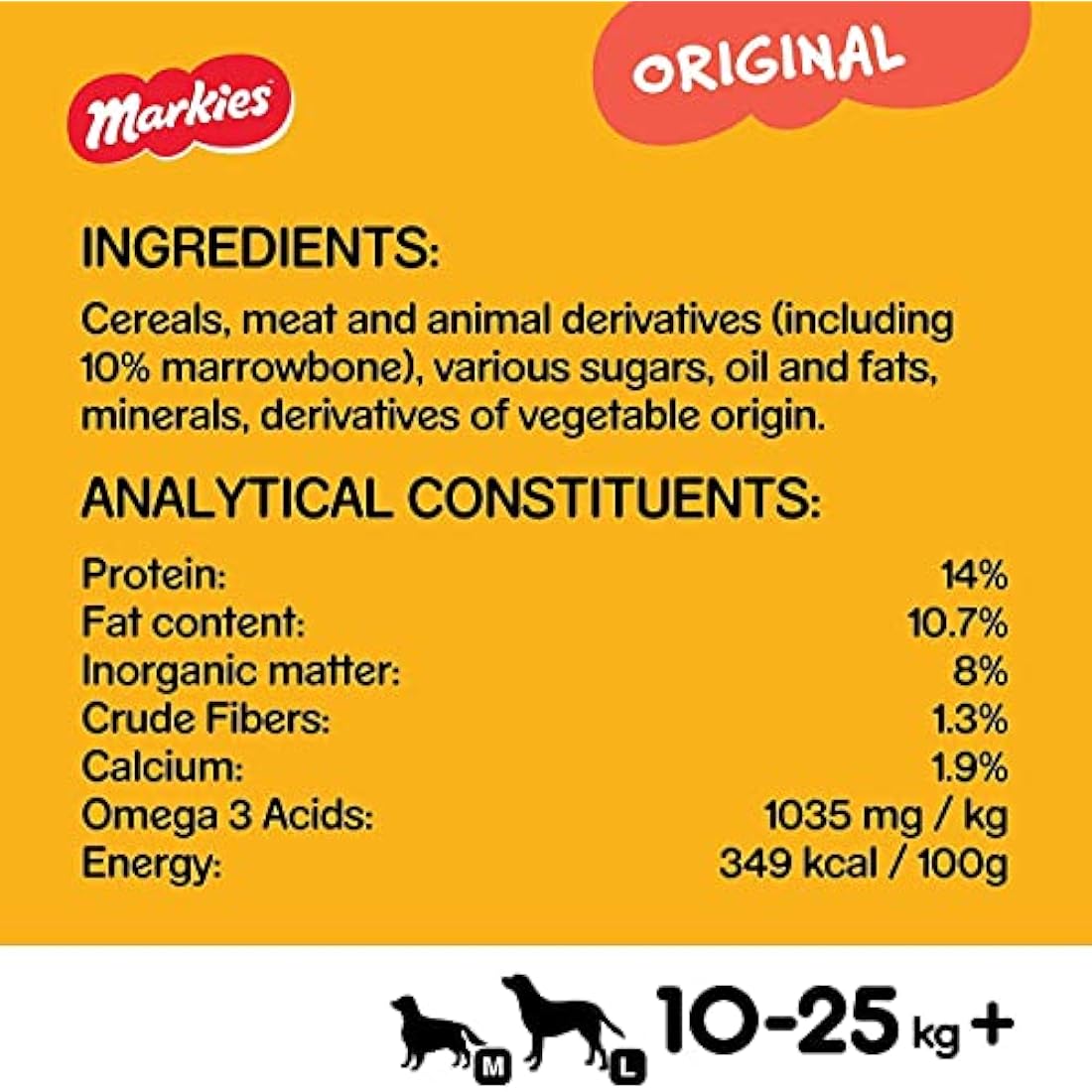 Pedigree Markies - Biscuits Dog Treats With Marrowbone, 12.5