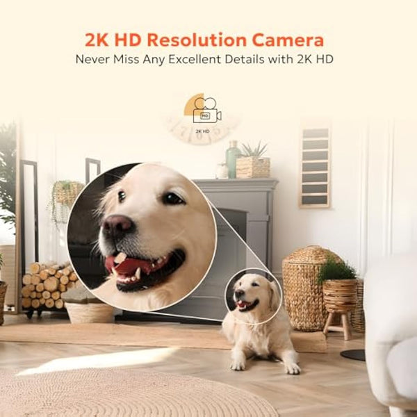 owltron 2K Indoor Camera 2 Pack, 2.4GHz Home Security Cameras for Baby & Elder, Motion Detection, Night Vision, 2-Way Talk WiFi Camera, Baby Monitor Works with APP & Alexa