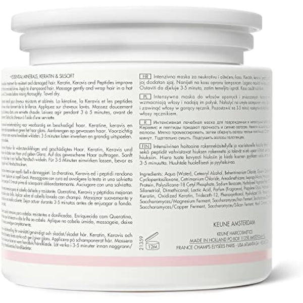 Keune Care Line Keratin Smooth Mask - Anti-Frizz Mask 500 Ml