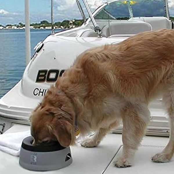 Road Refresher Prestige Non Spill Pet Water Bowl, Grey, Large , Pack of 1