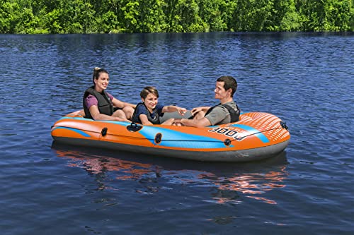Bestway Inflatable Boat, Kondor Elite 2000, One-man Raft Heavy Duty Handles, Interlocking Valves, Multiple Sizes