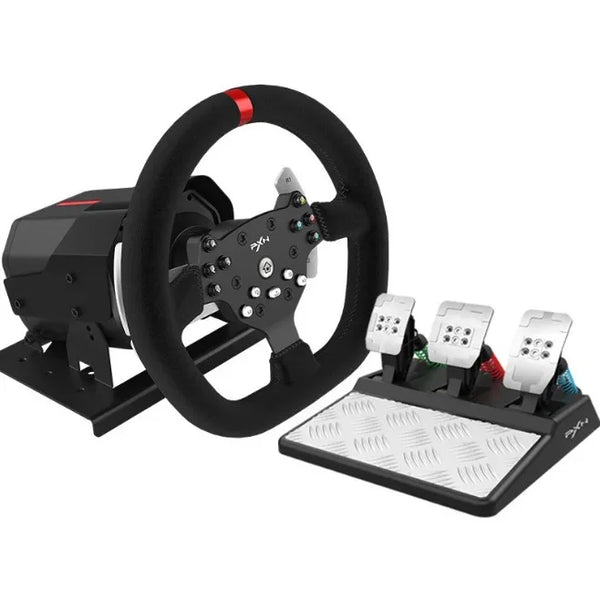 Pxn V10 Steering Wheel Gaming Controller Wired Force 900 Rotation Game Steering Wheel For Ps3/Ps4/Switch/Xbox Man Gifts Custom