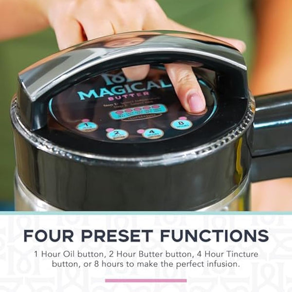 Magical Butter Machine MB2E Machine Butter Dishes Maker Herb Infuser Gummy Maker Machine with Cookbook Included (Mb2e and Decabox, Medium)