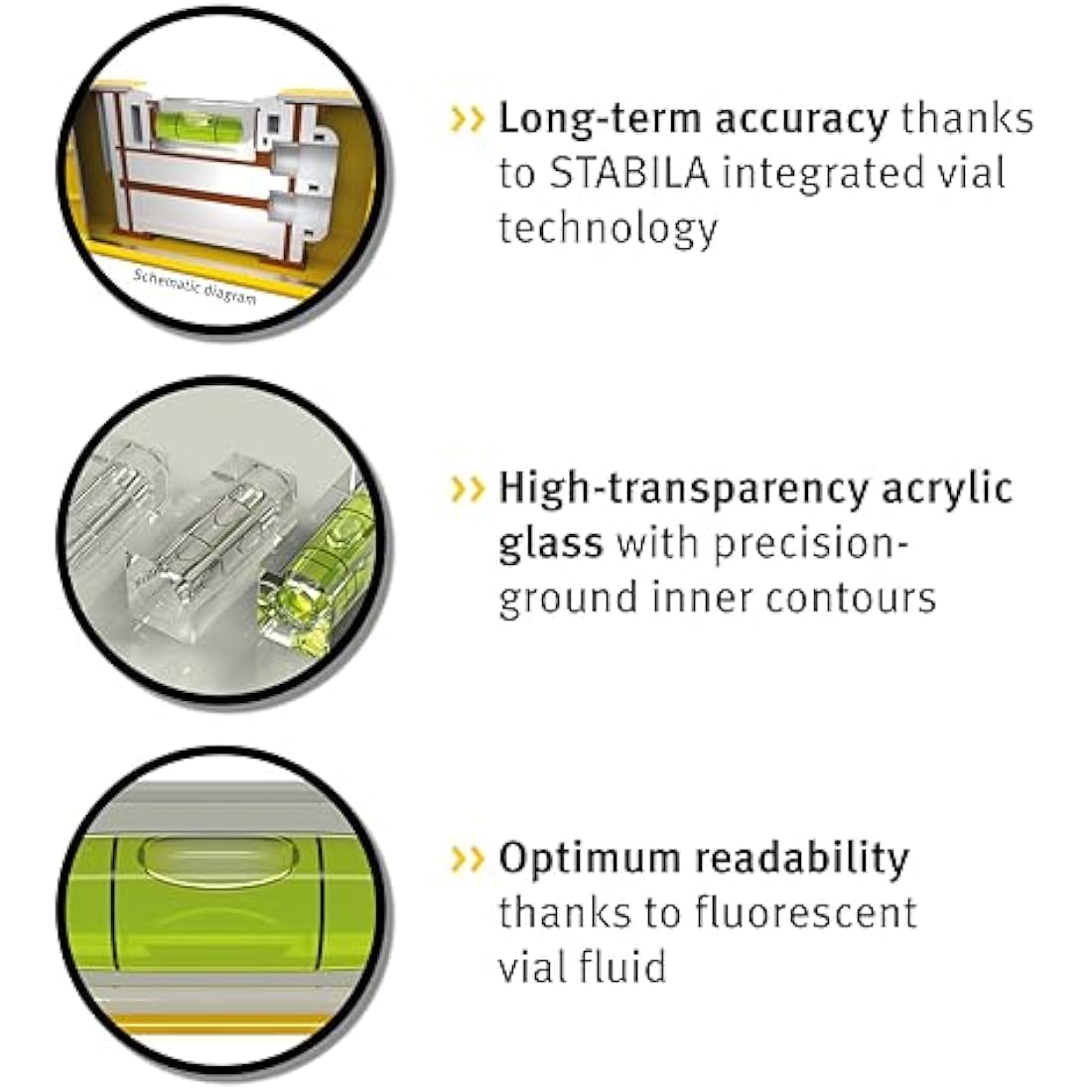 STABILA Type 70 Spirit Level, 30 cm