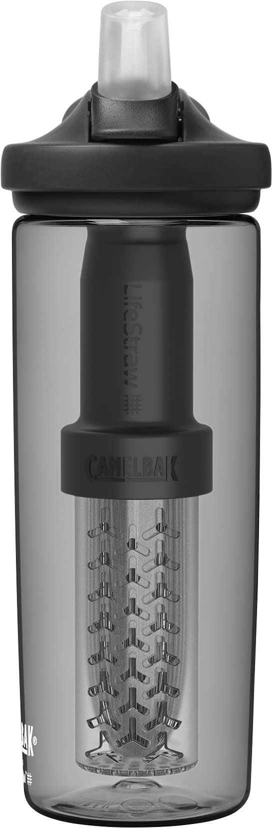 Camelbak Eddy+ 20Oz, Filtered By Lifestraw, Charcoal