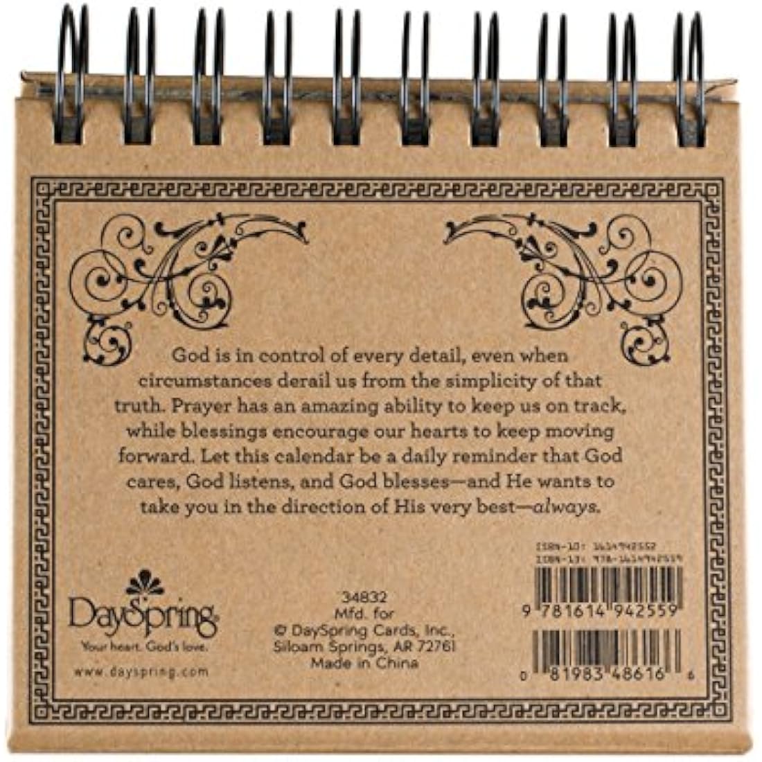 DaySpring - Prayers and Blessings - Large Print - An Inspirational DaySpring DayBrightener - Perpetual Calendar