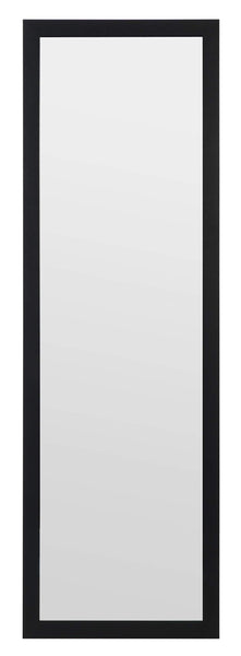 Home Selections Wooden Full Length Wall Mounted Mirror - Black - 35x110cm