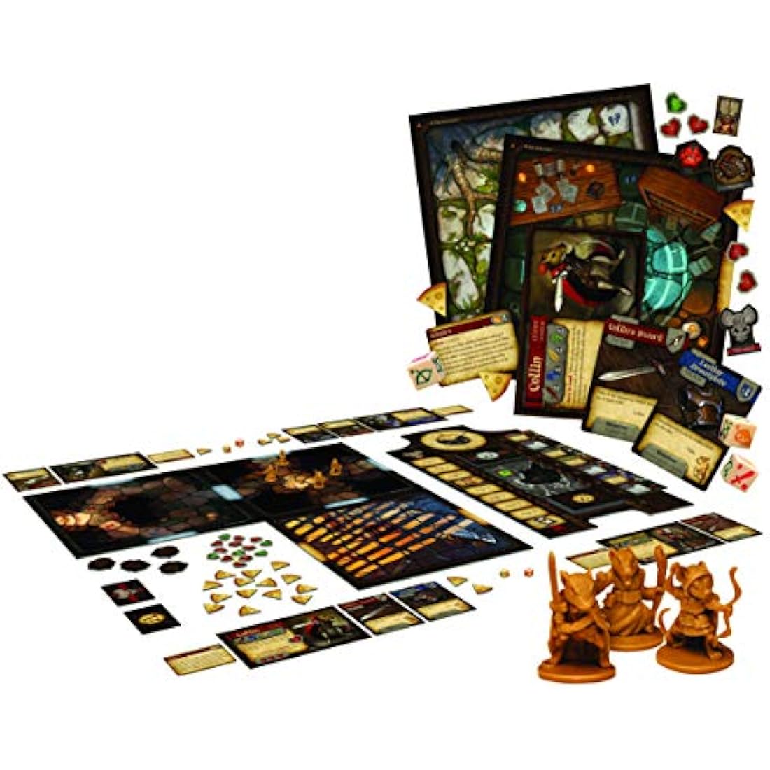 Plaid Hat Games Mice and Mystics Board Game, Red
