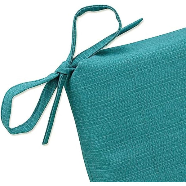 Pillow Perfect Indoor/Outdoor Forsyth Chaise Lounge Cushion, Turquoise