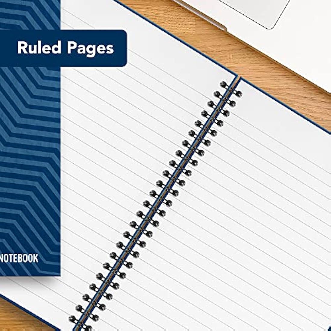 Summit A4 Notebook, Hardback Wirebound, Ruled, 160 pages, Blue (Pack of 10)