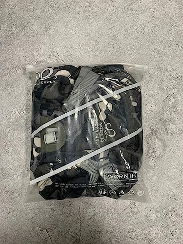 Waterfly Hiking Waist Pack Bum Bag Waist Bag with Bottle Holder Running Bag for Camping Climbing Travel Cycling and Dog Walking