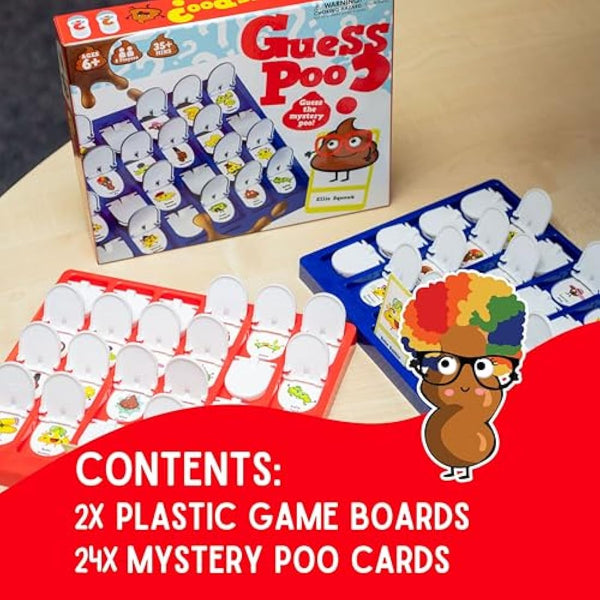 Boxer Gifts Guess Poo Game For Kids & Family – Poop Themed Gifts For Children On Birthdays Or Christmas