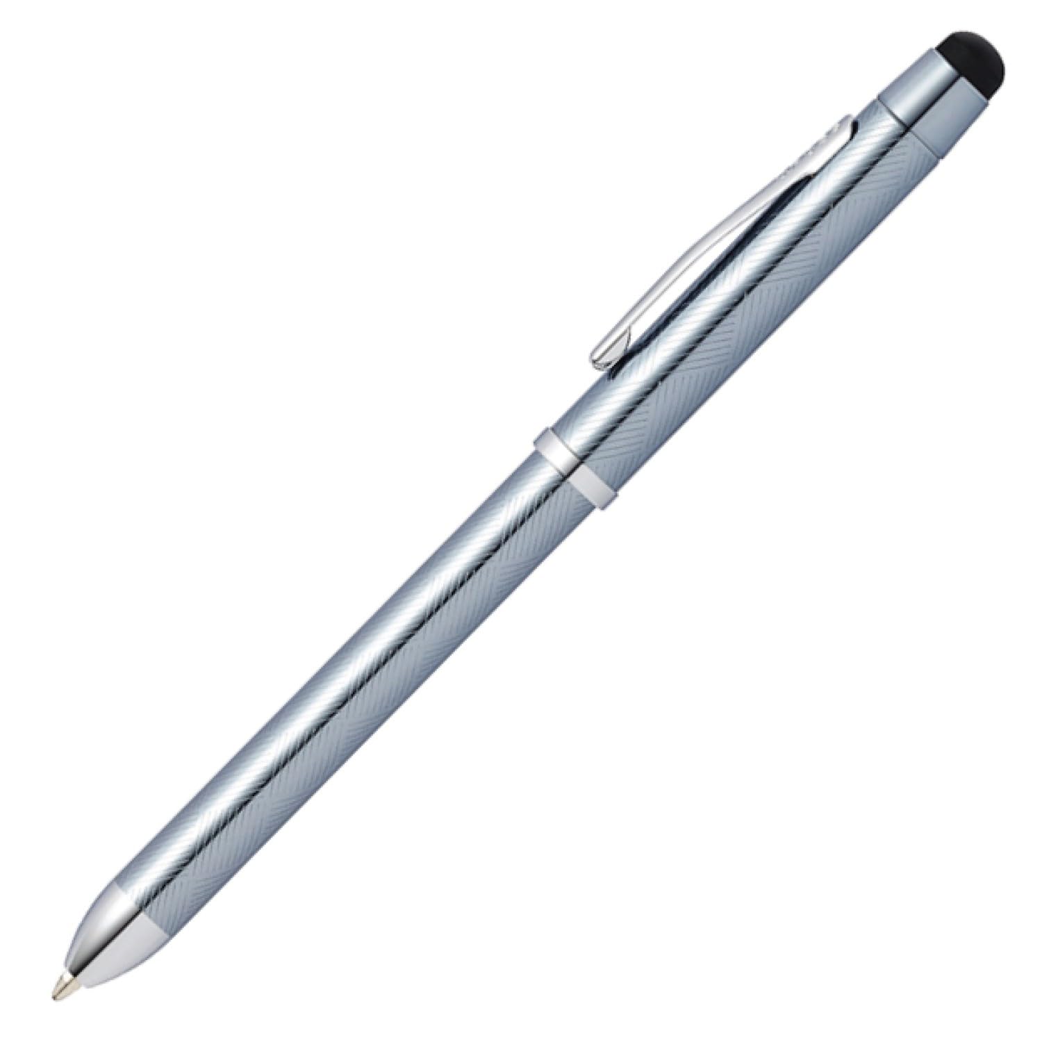 CROSS Tech3+ Satin Black Multi-Function Ballpoint Pen with Stylus incl. Premium Gift Box – Refillable Ballpen & Pencil
