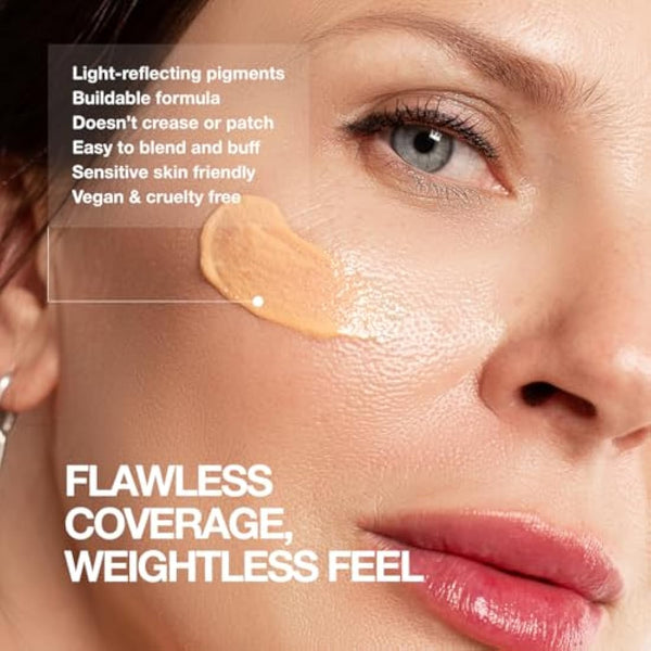 Azio Beauty SPF 50+ Tinted Anti-Aging Moisturizer, 35ml – Hydrating, Anti-Wrinkle Face Sunscreen, Sheer Coverage, Pore-Blurring & Fine Line Smoothing with Matrixyl Niacinamide