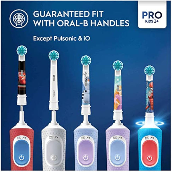 Oral-B Pro Kids Toothbrush Heads Featuring Spiderman, Pack of 8 Counts