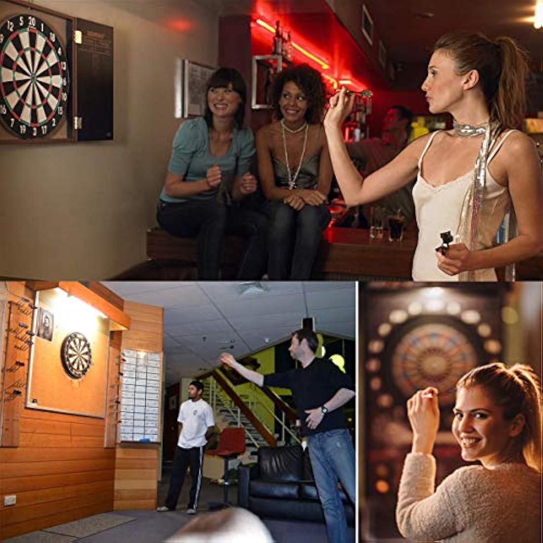 Steel Tip Darts Set,3 Pack Professional Dart with Aluminum Shafts and Darts Case