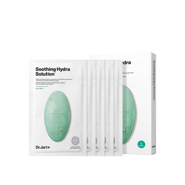 Dr. Jart+ Soothing Hydra Solution Sheet Mask For Unisex 5 Pc Mask