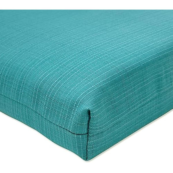 Pillow Perfect Indoor/Outdoor Forsyth Chaise Lounge Cushion, Turquoise