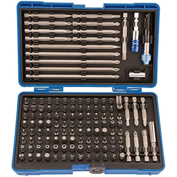 Draper Expert 127 Piece Magnetic Bit Holder Set | 25 mm 1/4" Metric Screwdriver Kit | Precision Hand Tools Accessories | Heavy-Duty Storage Case | 82398