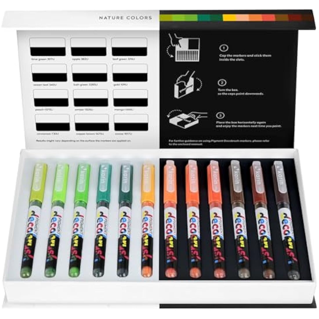 Karin Pigment Decobrush Marker Pen, Nature, One Size, KAR29C3