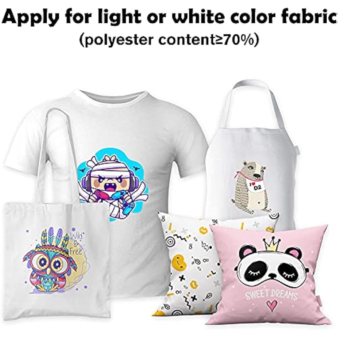 A-SUB Sublimation Paper A4, 210x297mm, 500 Sheets, Compatible with EPSON, SAWGRASS, RICOH, Brother Sublimation Printers