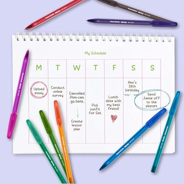 Paper Mate InkJoy 100ST Ballpoint Pens | Medium Point (1.0mm) | Black | 50 Count