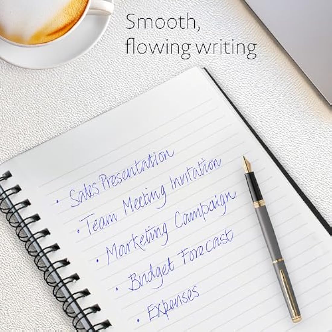 Waterman Hémisphère Fountain Pen | Stone Grey (The Understated Edit Collection) | Fine Nib with Blue Ink | Gift Box