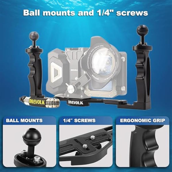 DIVEVOLK Dual Handle Tray for Seatouch 3 pro Diving case