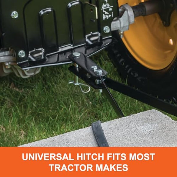 Agri-Fab AG45-0294 40-inch Working Width Spring-Tine Dethatcher - Black