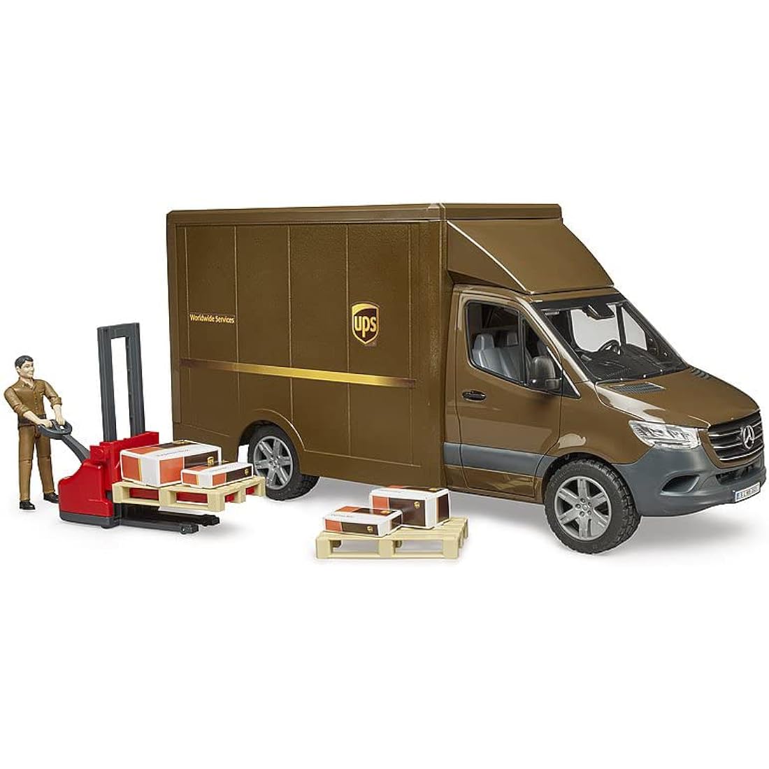 Mercedes Benz Sprinter Delivery Van with Pallet Mover and Driver - UPS