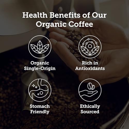 Organic Ground Coffee - Single Origin, Award-Winning Medium & Dark Roast Gift Set by Source Climate Change - Ethically Sourced, Traceable & Freshly Roasted Taste Collection, 4 x 227 Coffee Bags