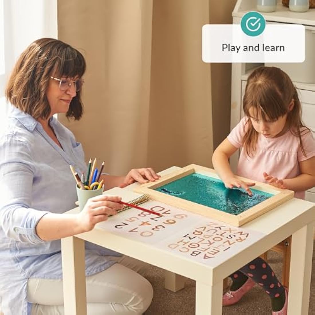 ODOXIA Sequin Wall Frame | Sensory Wall Sequin Flip Fabric for Kids | Reversible Sequin Fabric | Sequin Wall Panel