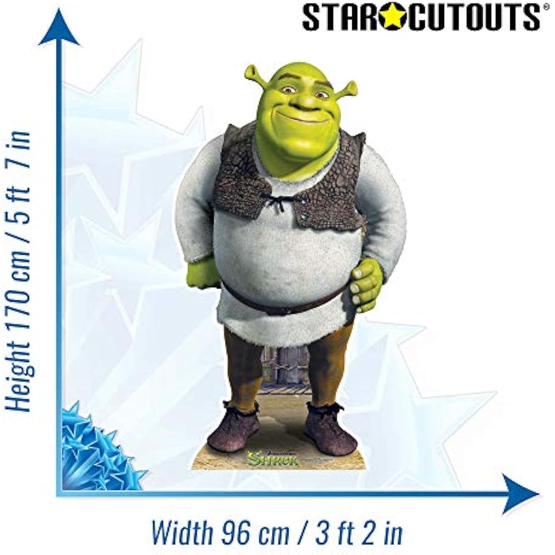 Shrek Lifesize Cardboard Cutout 170cm