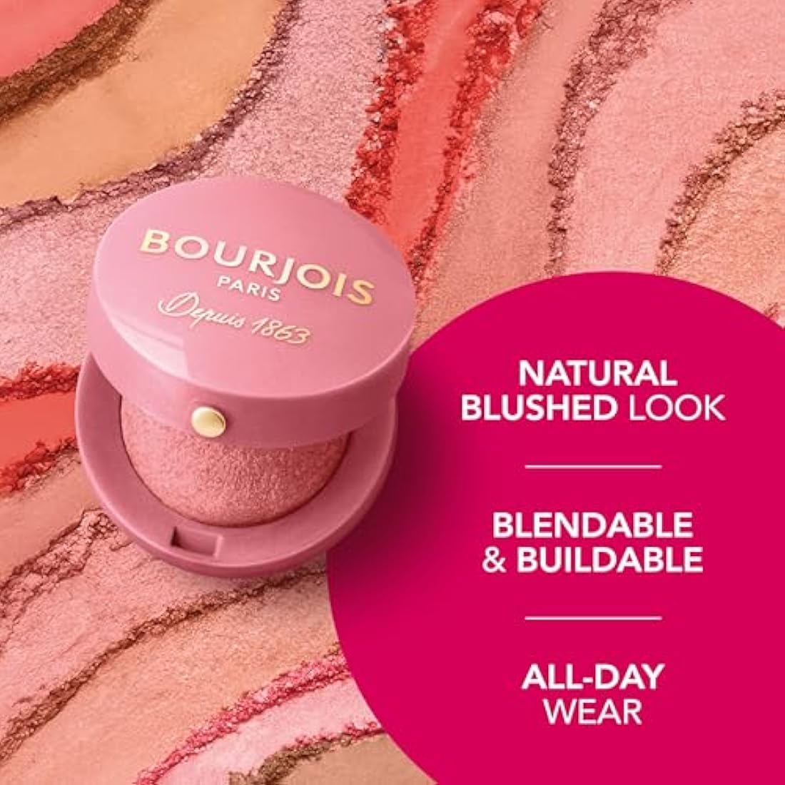 Bourjois Little Round Pot Blusher 85 Sienne, 2.5g