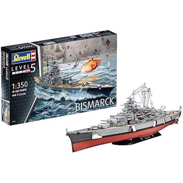 Revell 05040 Bismarck 1:350 Scale Unbuilt/Unpainted Plastic Model Kit