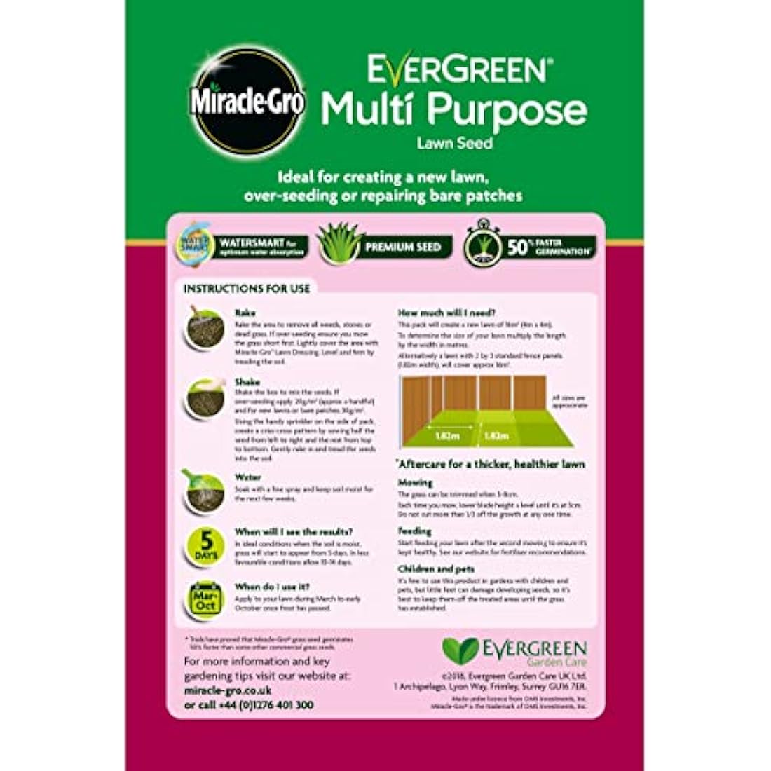 MG M/P Grass Seed 480G DU 119730